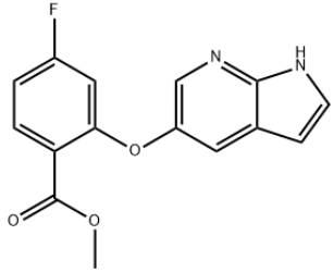 Methyl 4-Fluoro-2-{1H-pyrrolo[2,3-b]pyridin-5-yloxy}benzoate 