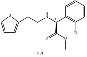 D-(+)-Methyl-alpha-(2-thienylethamino)(2-chlorophenyl)acetate Hydrochloride 
