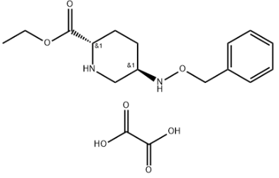 (2S,5R)-methyl-5-[(benzyloxy)amino]piperidine-2-carboxylate Ethanedioate