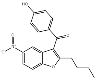 2-Butyl-3-(4-hydroxybenzoyl)-5-nitrobenzofuran 