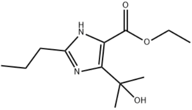 4-(1-hydroxy-1-methylethyl)-2-propyl-1H-imidazole-5-carboxylic Acid Ethyl Ester