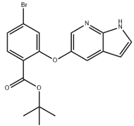 Tert-butyl 2-((1H-pyrrolo[2,3-b]pyridin-5-yl)oxy)-4-bromobenzoate  