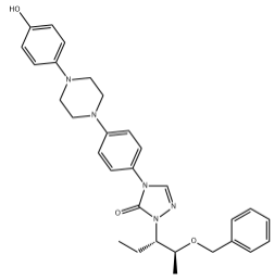 2-[(1S,2S)-1-Ethyl-2-benzyloxypropyl]-2,4-dihydro-4-[4-[4-(4-hydroxyphenyl)-1-piperazinyl Phenyl]-3H-1,2,4-triazol-3-one  