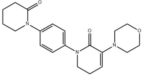 5,6-Dihydro-3-(4-morpholinyl)-1-[4-(2-oxo-1-piperidinyl)phenyl]-2(1H)-pyridinone