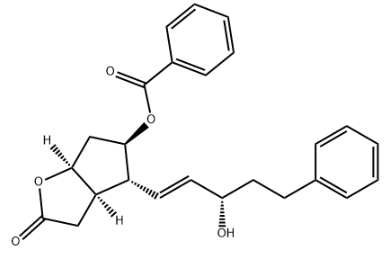 (3aR,4R,5R,6aS)-5-(benzoyloxy)-hexahydro-4-[(1E,3S)-3-hydroxy-5-phenyl-1-pentenyl]-2H-Cyclopenta[b]furan-2-one 
