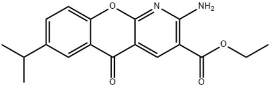 Ethyl 2-amino-7-isopropyl-5-oxo-5H-[1]-benzopyrano[2,3-b]pyridine-3-carboxylate