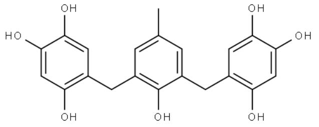 5-[[2-hydroxy-5-methyl-3-[(2,4,5-trihydroxyphenyl)methyl]phenyl]methyl]benzene-1,2,4-triol