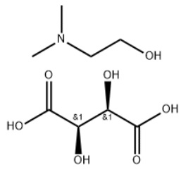 L+二甲氨基乙醇酒石酸氢盐