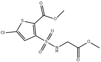 5-chloro-3-sulfonglamino Methyl Acetate-Thiophene 2-carboxylic Acid Methyl Ester 