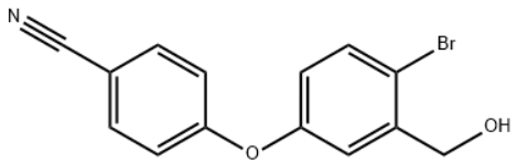 4-(4-broMo-3-(hydroxyMethyl)phenoxy)benzonitrile
